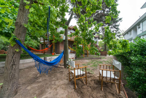 Jardín de Cabañas en Alquiler en villa gesell